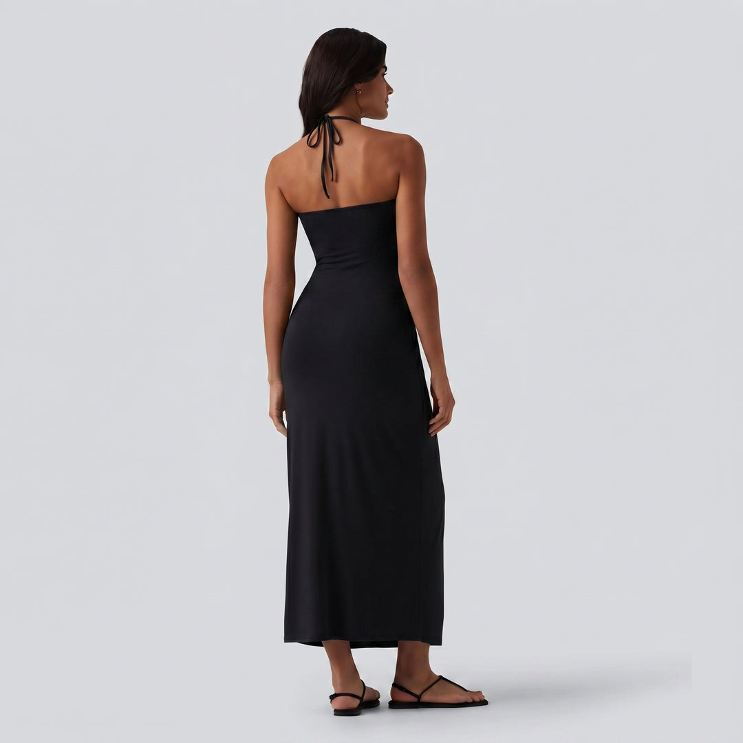NOÉLLA Halter Maxi Dress