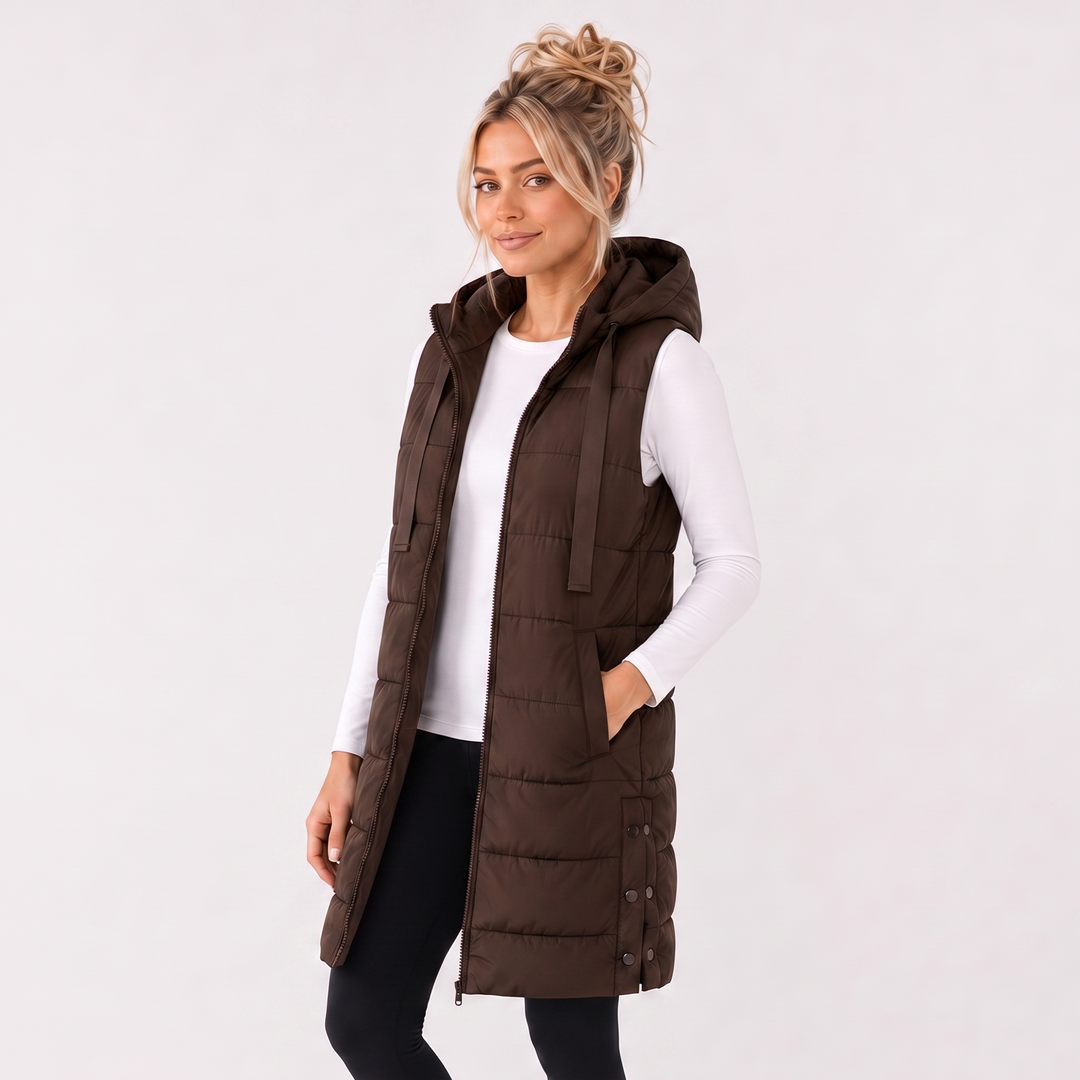 NOÉLLA Loftline Long Vest