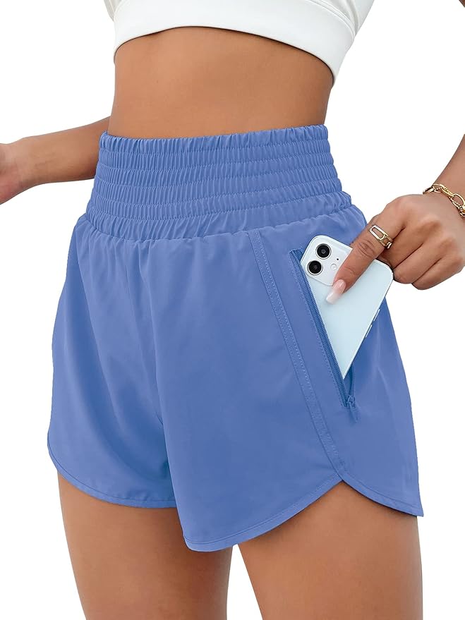 High Waisted Running Short With Pockets