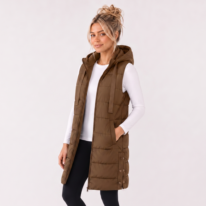 NOÉLLA Loftline Long Vest