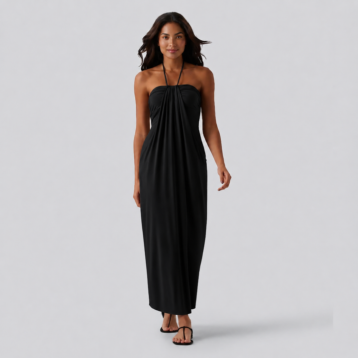 NOÉLLA Halter Maxi Dress