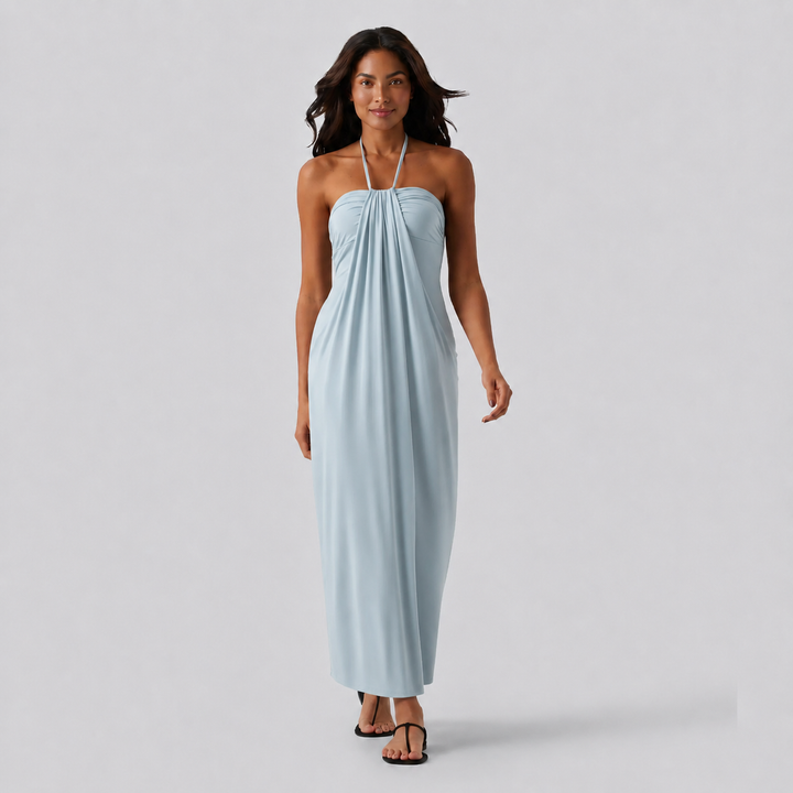 NOÉLLA Halter Maxi Dress