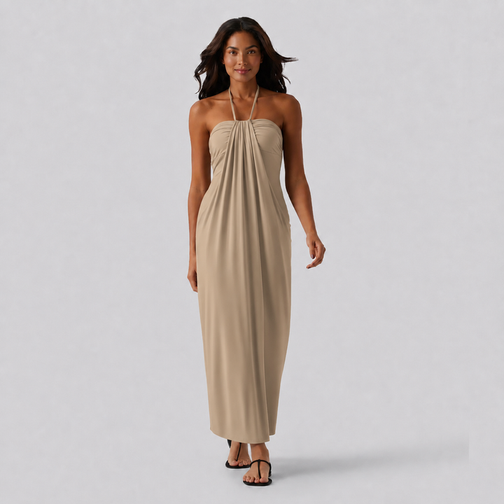 NOÉLLA Halter Maxi Dress