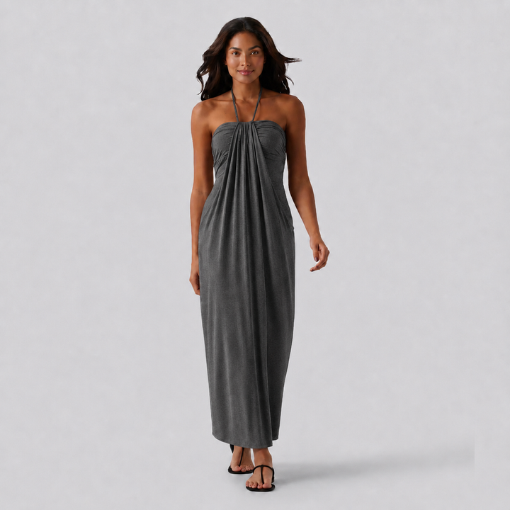 NOÉLLA Halter Maxi Dress