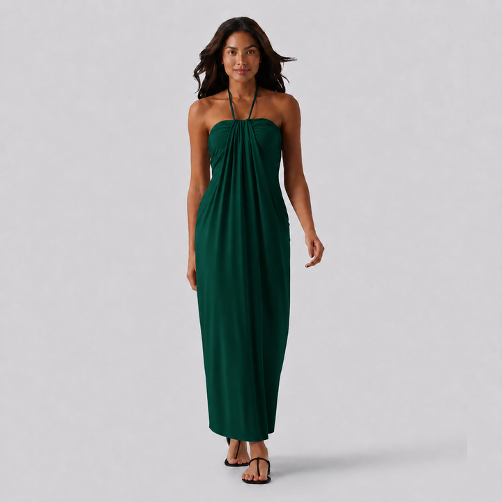 NOÉLLA Halter Maxi Dress