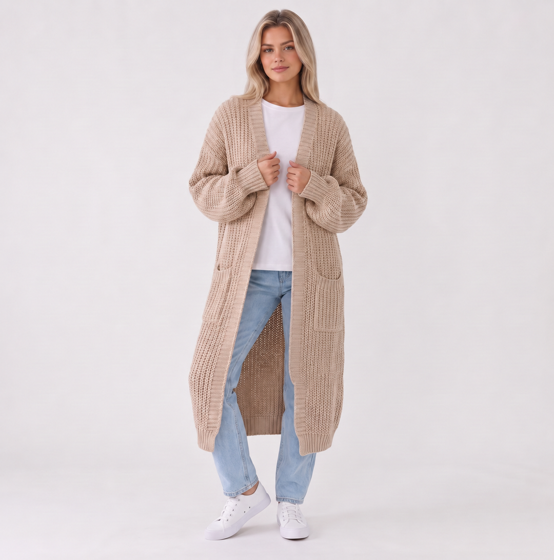 NOÉLLA Soft Knit Long Cardigan