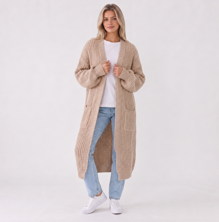 NOÉLLA Soft Knit Long Cardigan