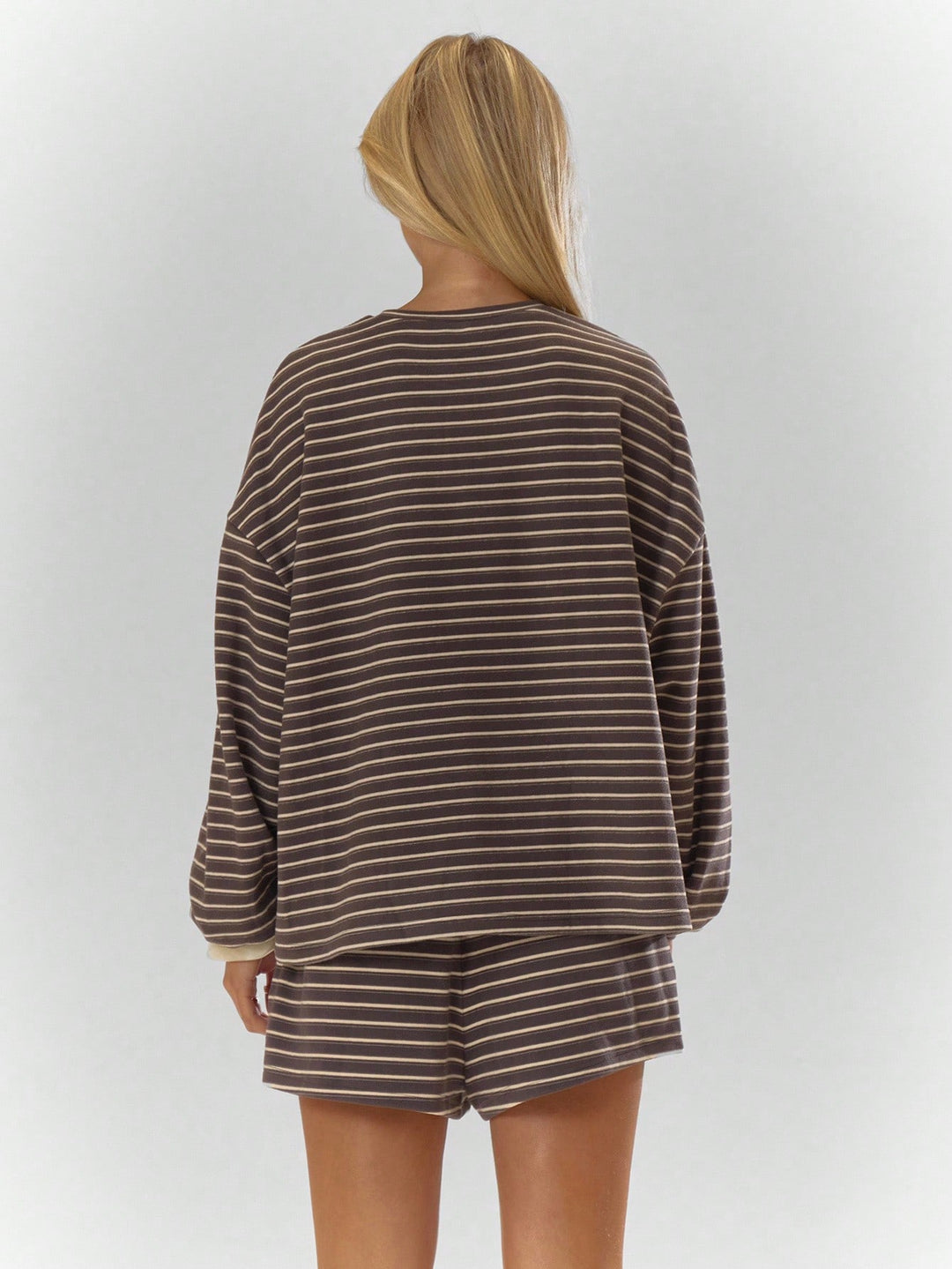The Oversized Striped Set
