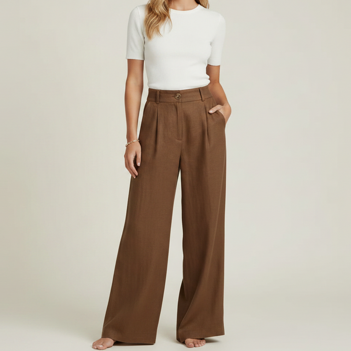 NOÉLLA Drift Linen Pant
