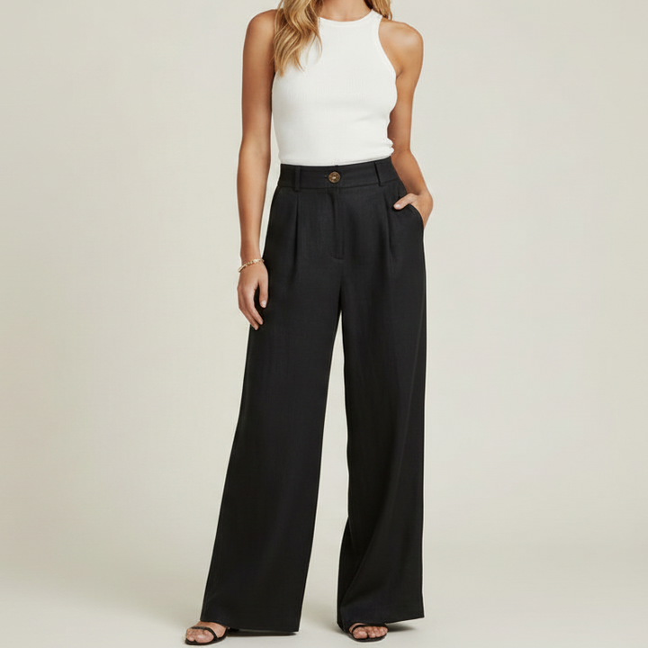 NOÉLLA Drift Linen Pant
