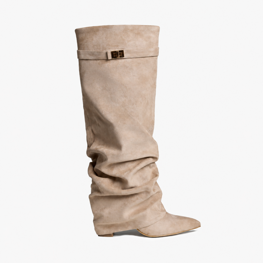 NOÉLLA Slouchy Knee High Boots