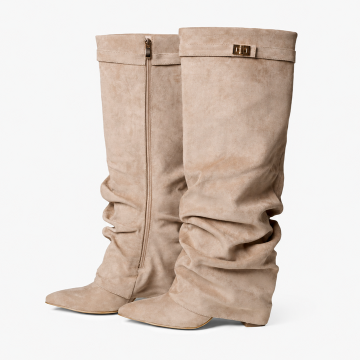 NOÉLLA Slouchy Knee High Boots