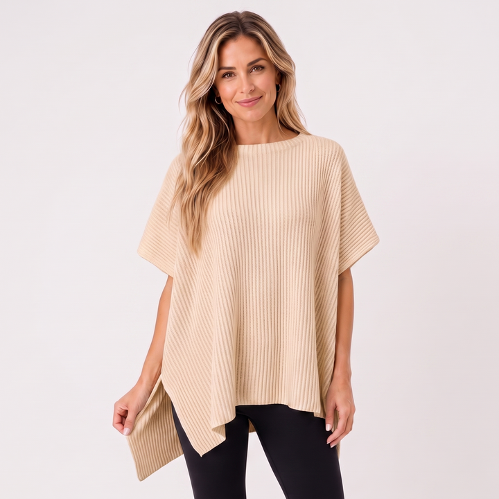 NOÉLLA Oversized Short Sleeve Sweater