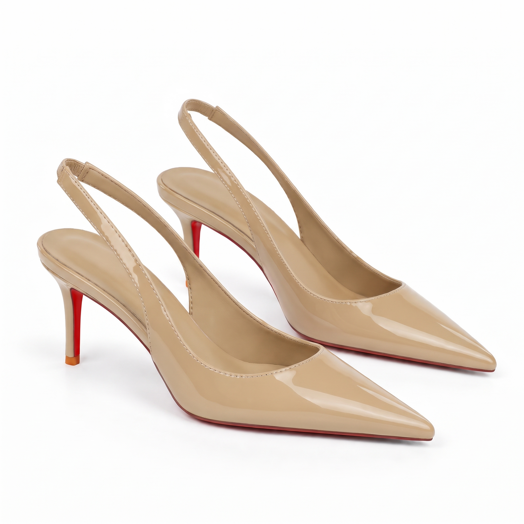 NOÉLLA Pointed Toe Slip-On Heels