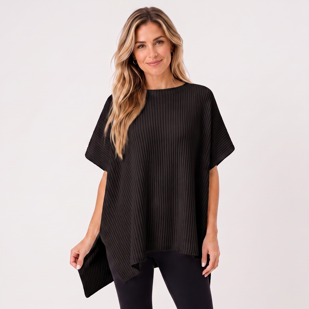 NOÉLLA Oversized Short Sleeve Sweater