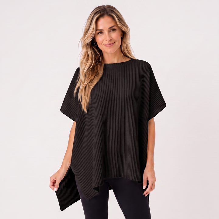 NOÉLLA Oversized Short Sleeve Sweater