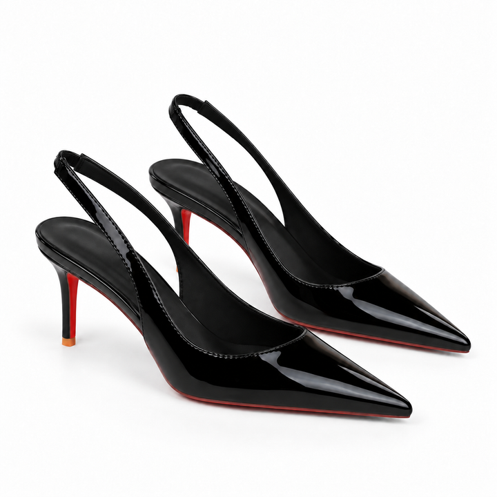 NOÉLLA Pointed Toe Slip-On Heels