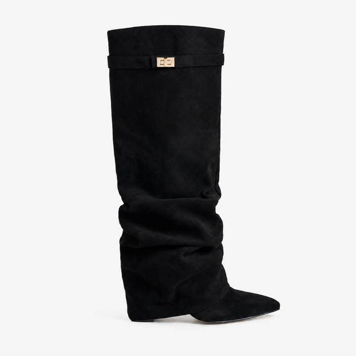 NOÉLLA Slouchy Knee High Boots