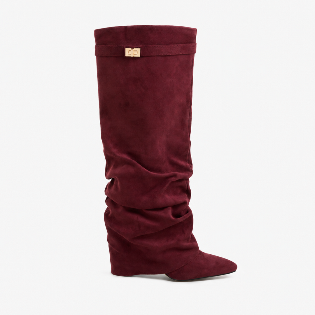 NOÉLLA Slouchy Knee High Boots