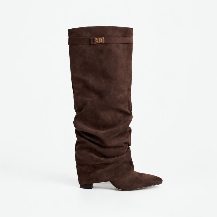 NOÉLLA Slouchy Knee High Boots