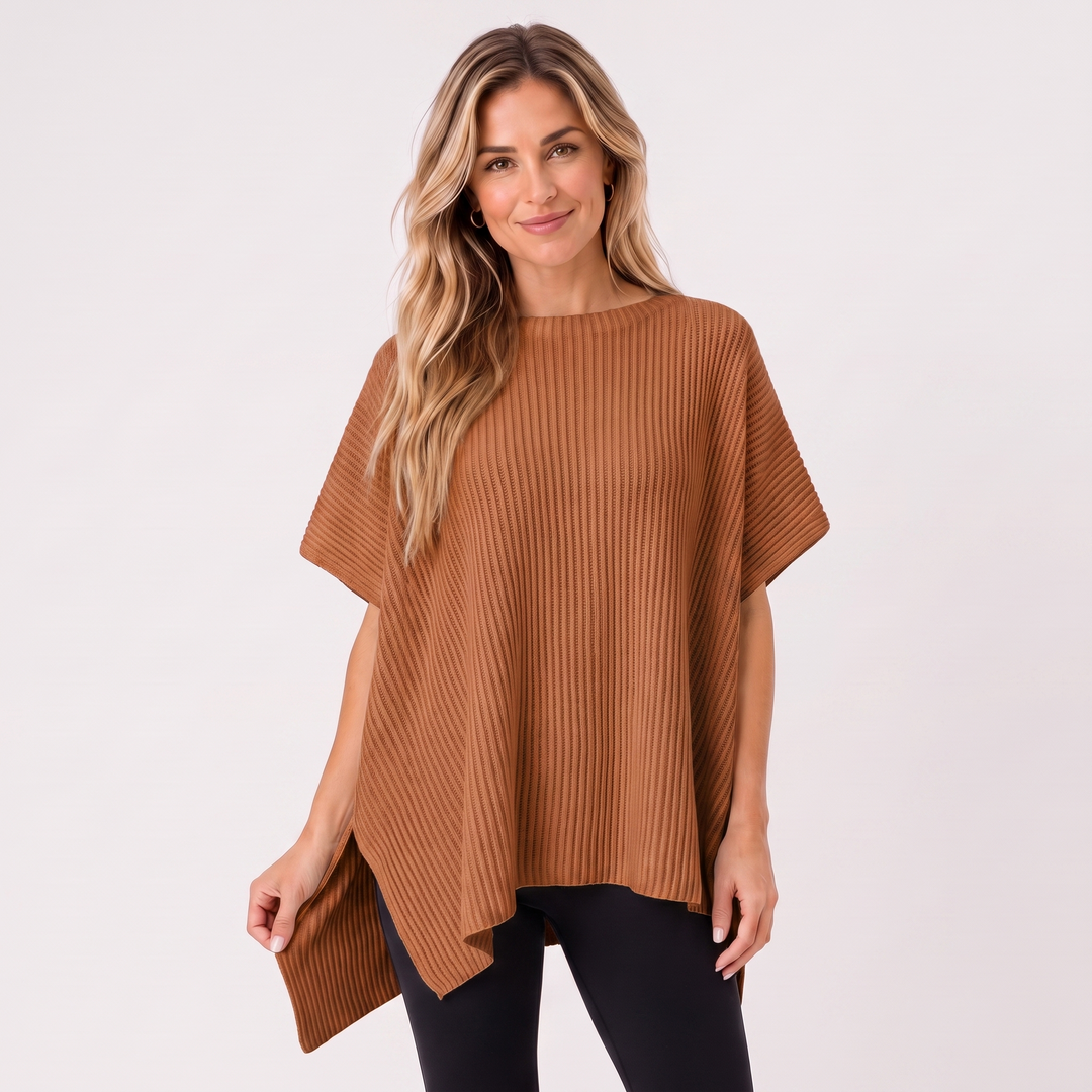 NOÉLLA Oversized Short Sleeve Sweater