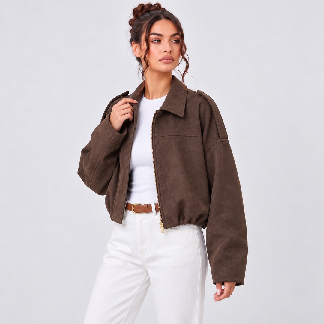 NOÉLLA Suede Jacket - NOÉLLA