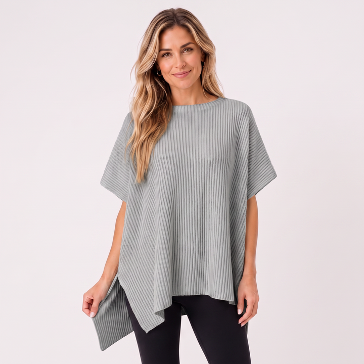 NOÉLLA Oversized Short Sleeve Sweater