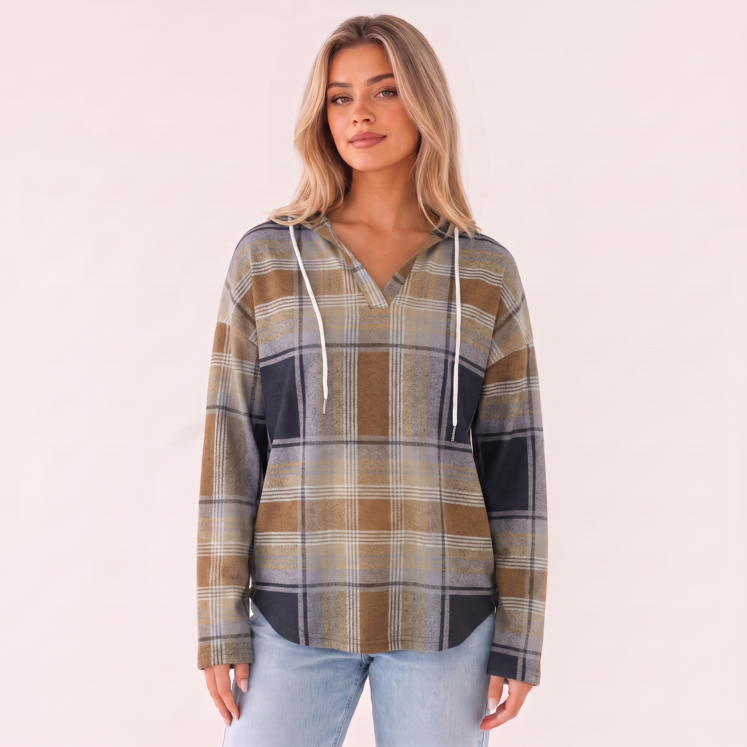NOÉLLA Flannel Hoodie