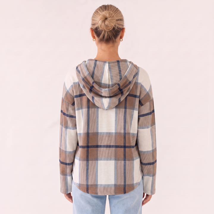 NOÉLLA Flannel Hoodie
