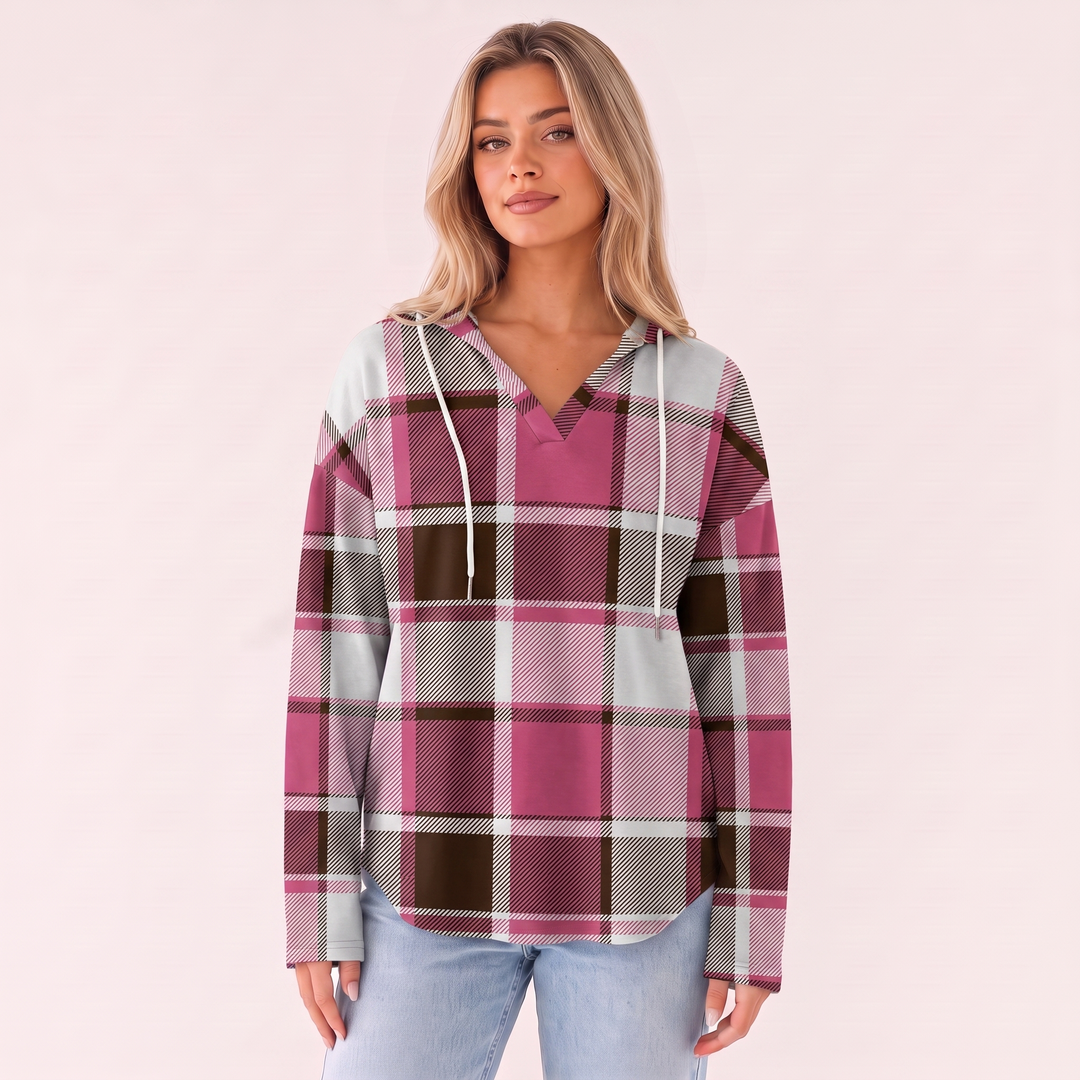 NOÉLLA Flannel Hoodie