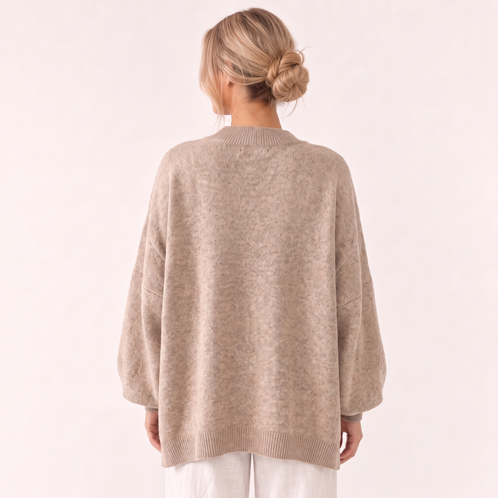 NOÉLLA Split Hem Sweater