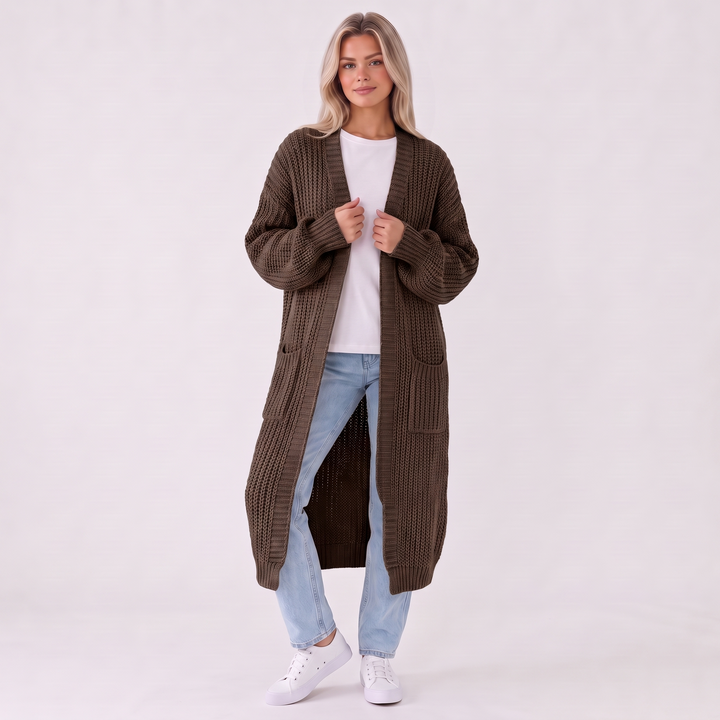 NOÉLLA Soft Knit Long Cardigan