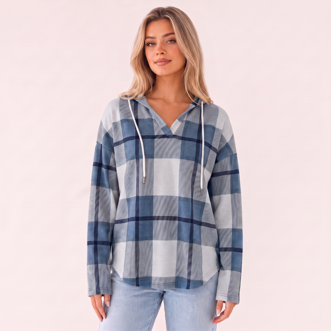 NOÉLLA Flannel Hoodie