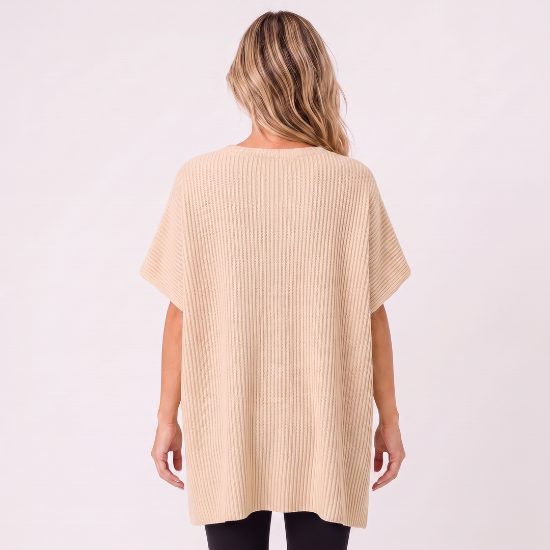 NOÉLLA Oversized Short Sleeve Sweater