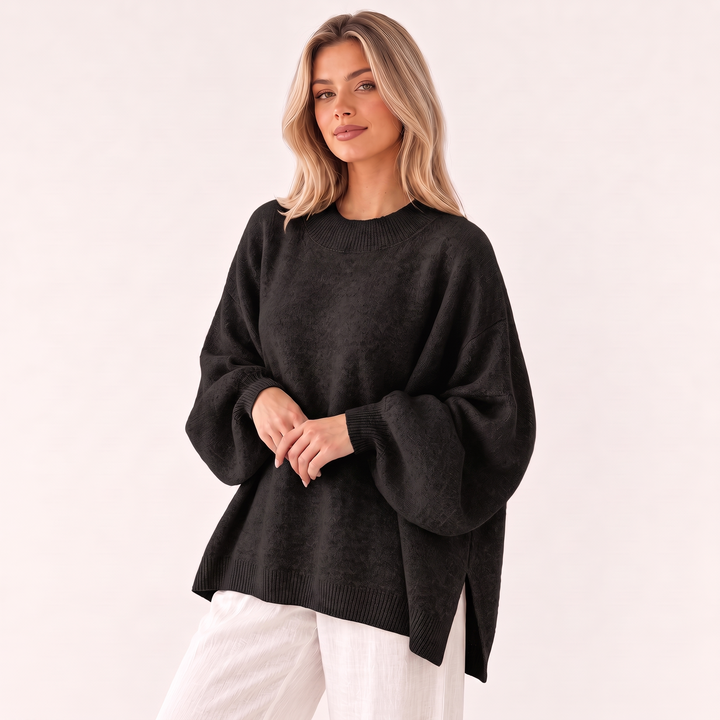 NOÉLLA Split Hem Sweater