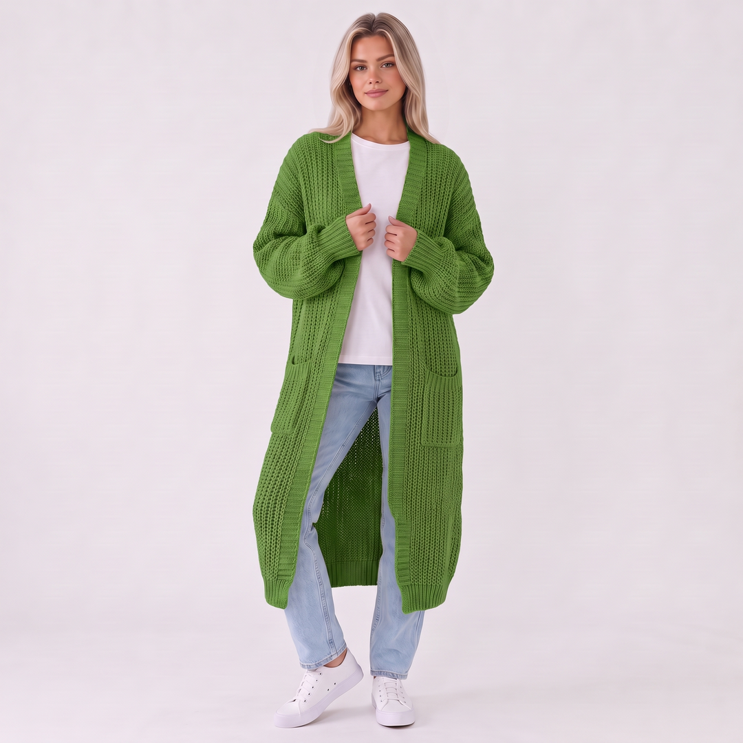 NOÉLLA Soft Knit Long Cardigan