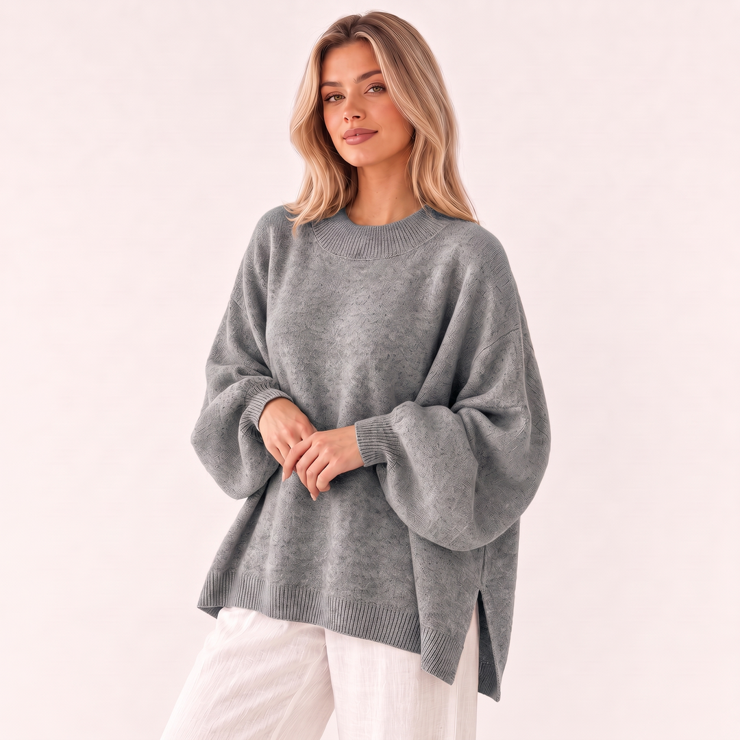 NOÉLLA Split Hem Sweater