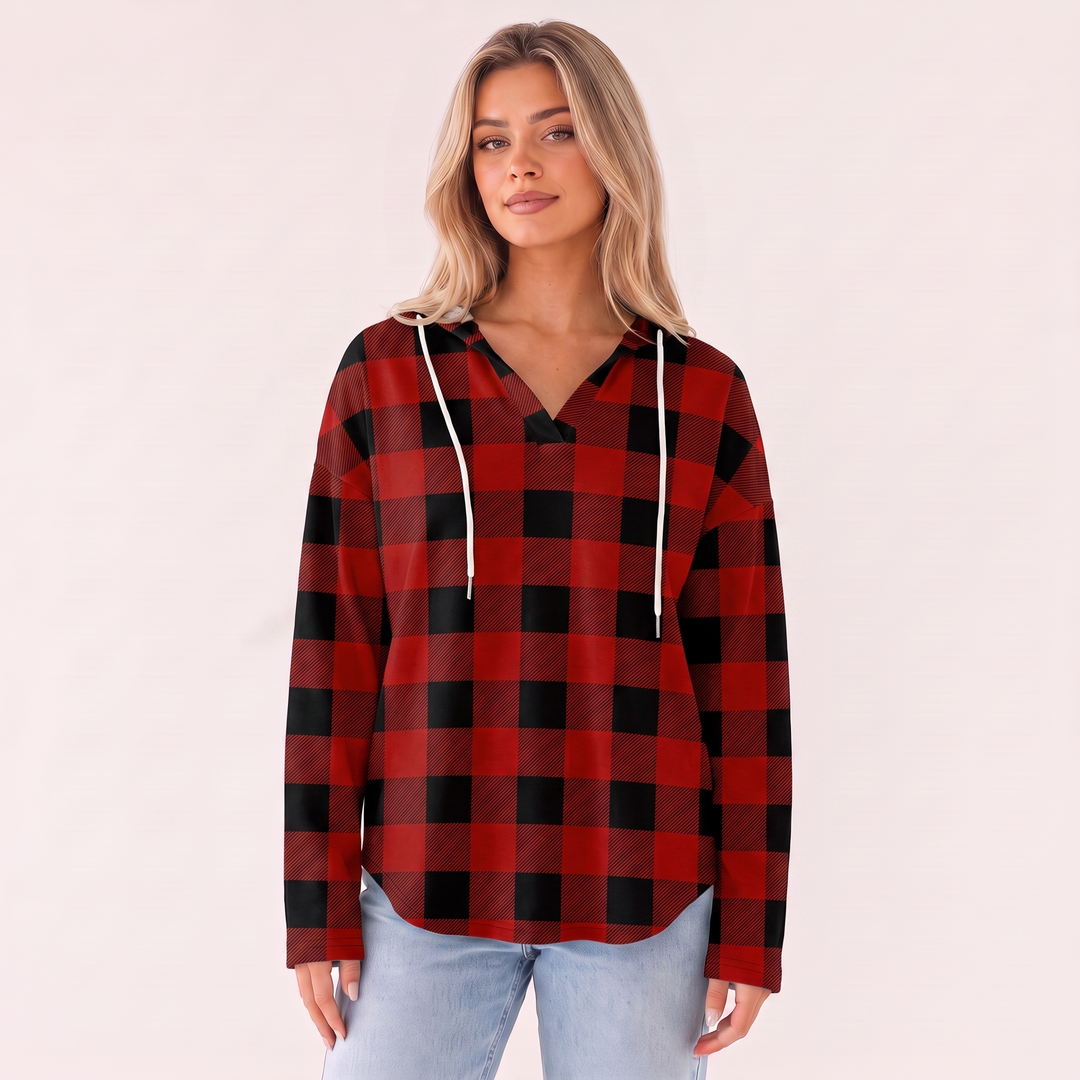 NOÉLLA Flannel Hoodie