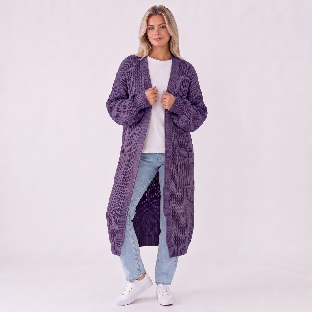 NOÉLLA Soft Knit Long Cardigan