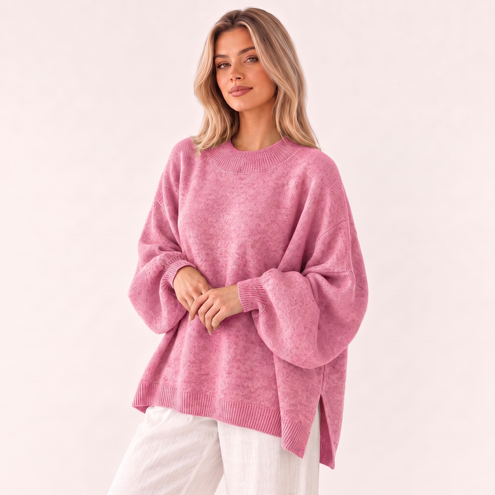 NOÉLLA Split Hem Sweater