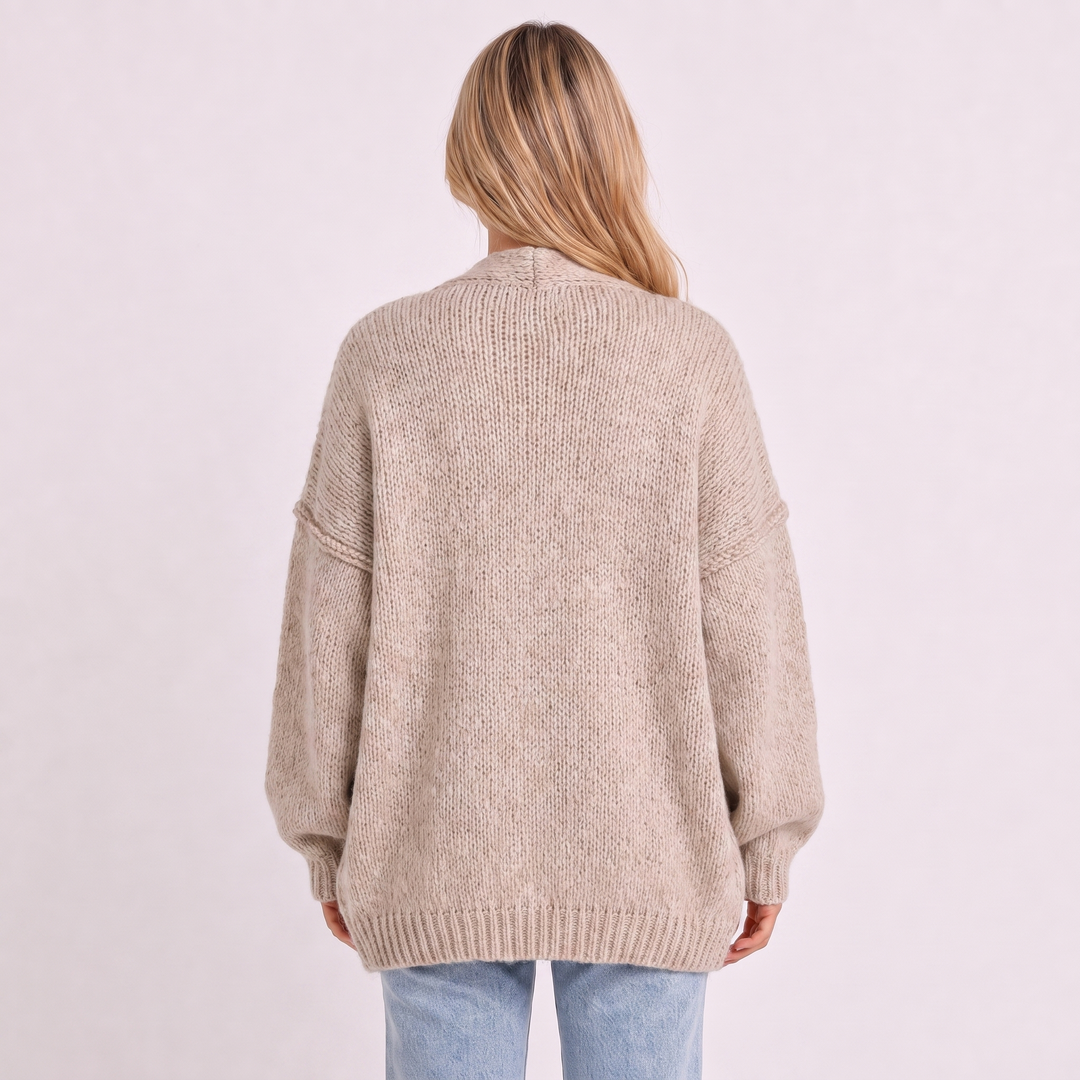 NOÉLLA Oversized Knit Cardigan - NOÉLLA