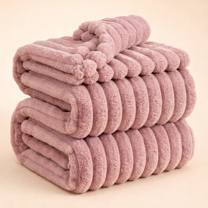 NOÉLLA Dreamland Blanket in Mauve - NOÉLLA