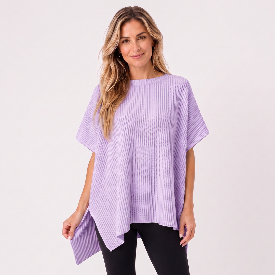 NOÉLLA Oversized Short Sleeve Sweater