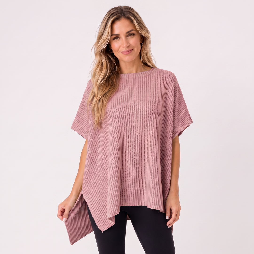 NOÉLLA Oversized Short Sleeve Sweater