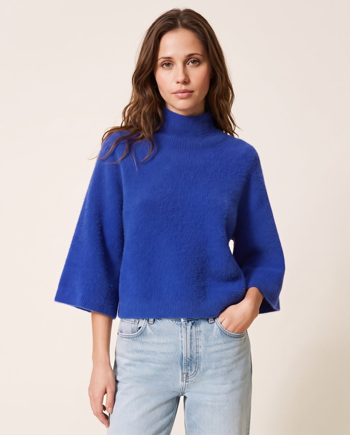 Short-Sleeve Knit Pullover
