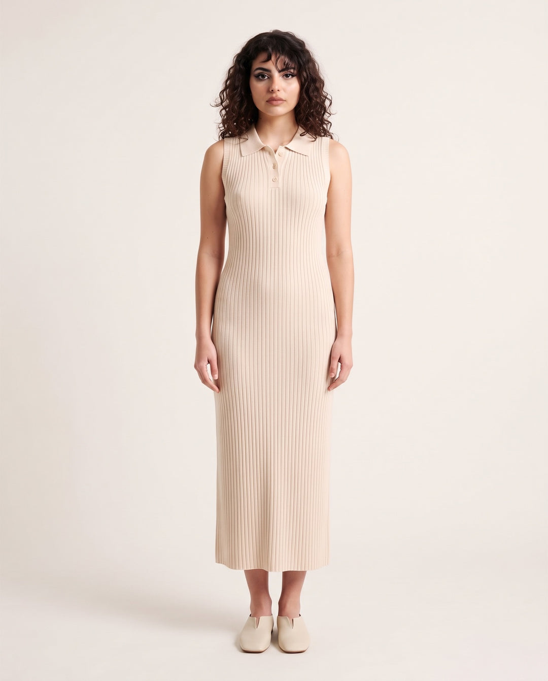 Sleeveless Sweater Dress