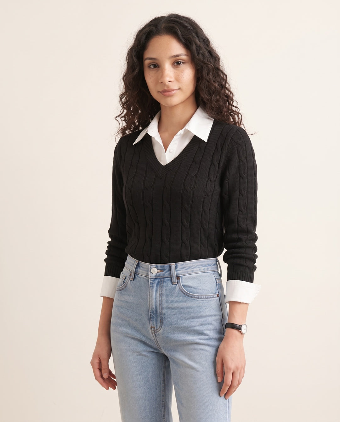 Twist-Knit Sweater
