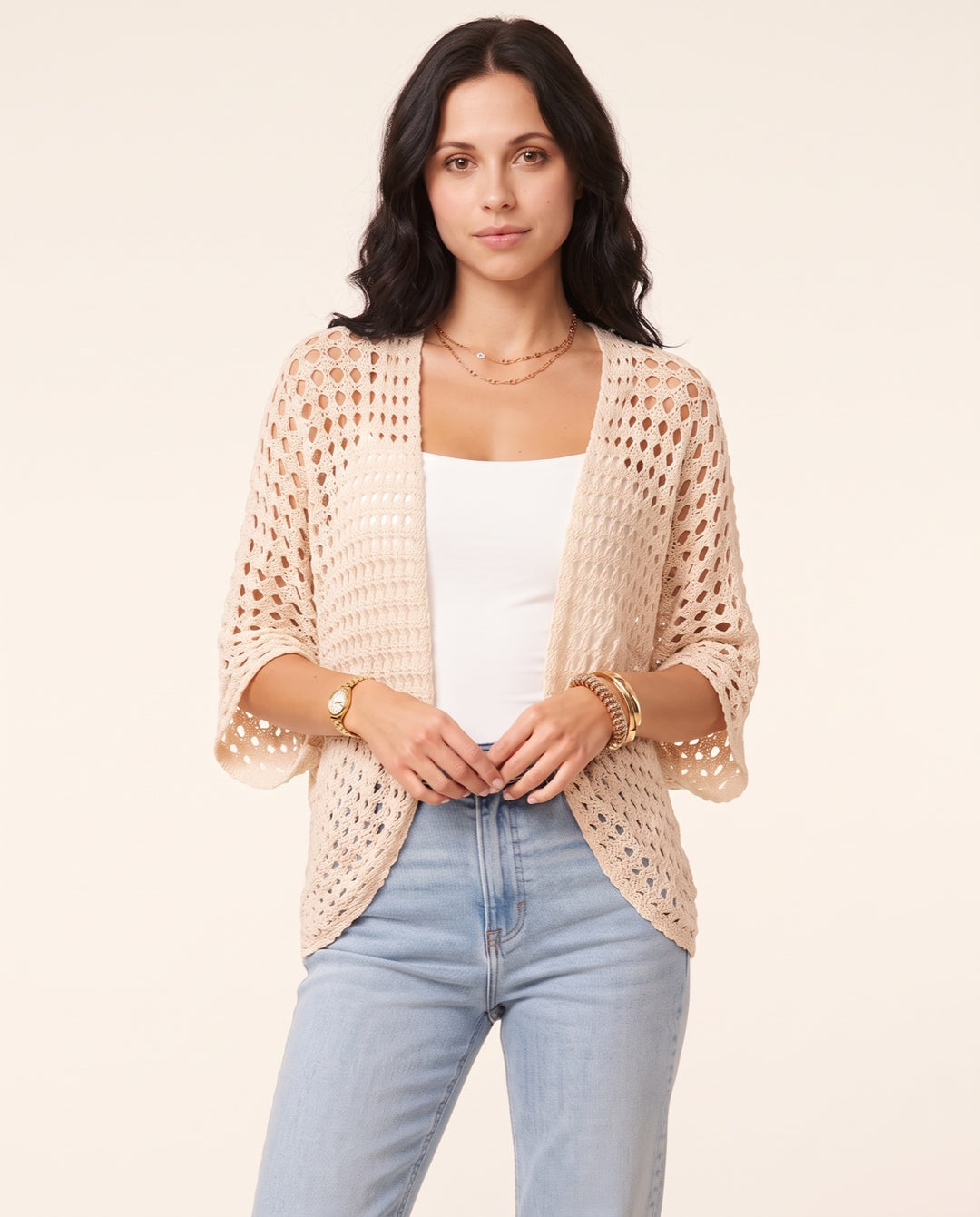 Open-Knit Cardigan