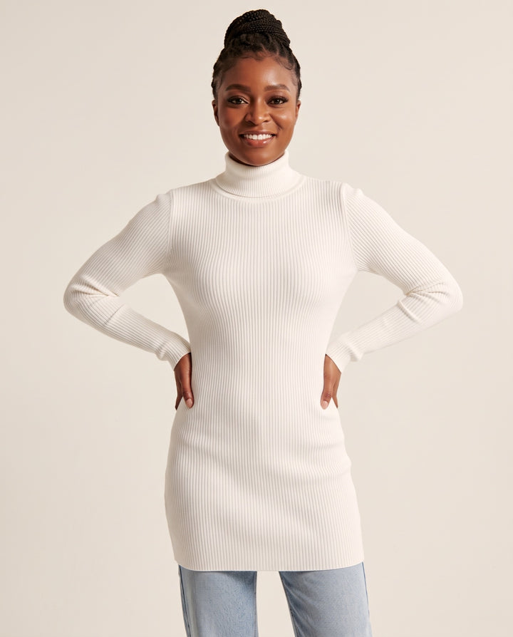 Turtleneck Sweater Dress