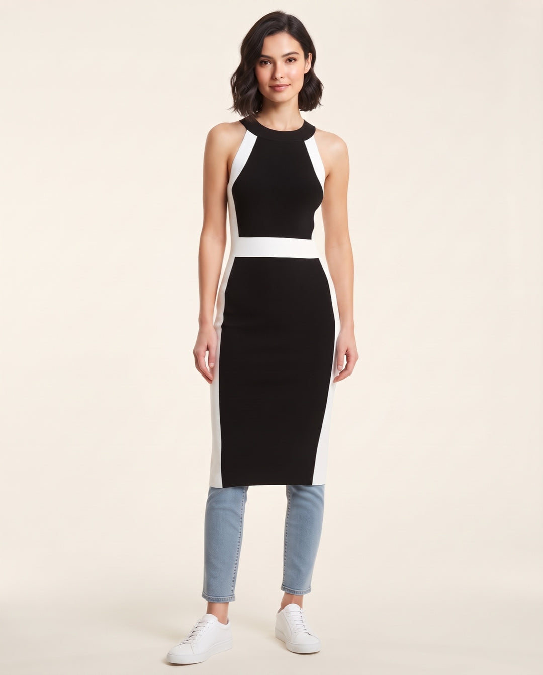 Sleeveless Knit Dress